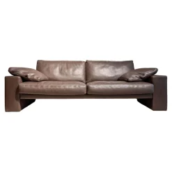 Erpo 2-Sitzer-Sofas|2,5 Sitzer Classics Leder 450 Mocca Sitz Und Rücken Daunencharakter