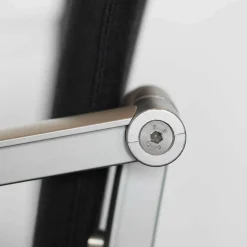 Thonet Einzelstühle|A900 Armlehnstuhl Bezug Stoff Anthrazit Gestell Aluminium Eloxiert