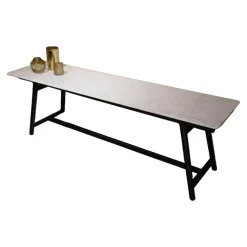 Flexform Beistelltische|Ablage Marmor Callaceta Gestell Eschenholz