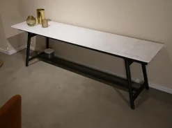 Flexform Beistelltische|Ablage Marmor Callaceta Gestell Eschenholz