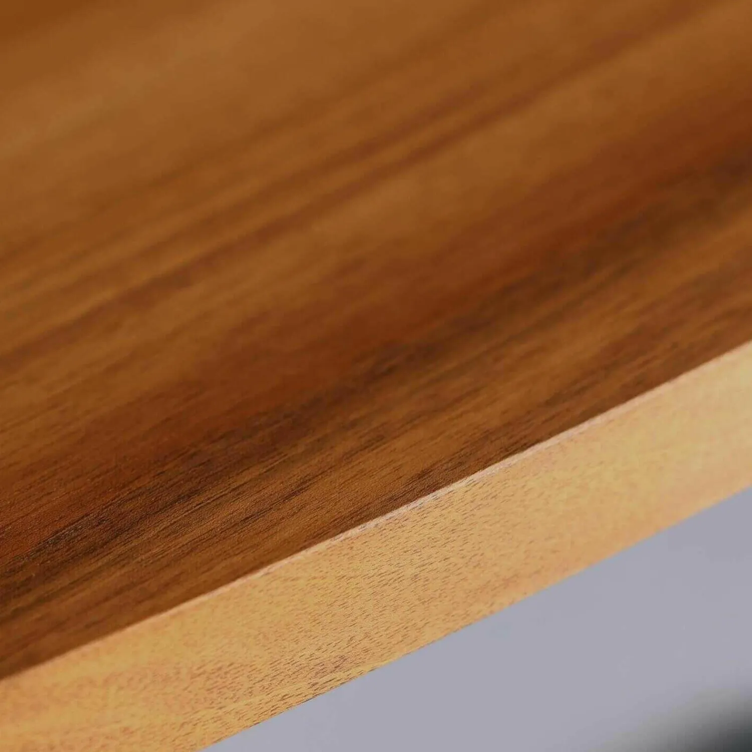 Zoom by Mobimex Esstische|Aliz Massivholztisch Platte Eliptisch Nussbaum Oberfläche Geölt Gestell Aluminium Poliert