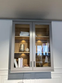 Global Wohnwände & Tv-Lowboards|Anbauwand Caseda Lack Platingrau Mit Beleuchtung Und Trafo