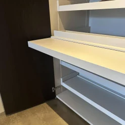 Interlübke Kleiderschränke|Ankleide Collect Plus Korpus Lack Greige Beige Front Raucheiche Dunkel Schwarz Mit Beleuchtung