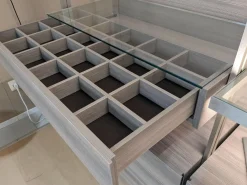 Lema Kleiderschränke|Ankleide Hangar Cabina ni Melamin Lärche Grau