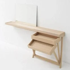 Arco Schreibtische & Sekretäre|Anlehnschreibtisch Pivot Desk Eiche C 28 Whitewax