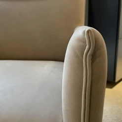 WK Wohnen Relaxsessel|Armlehnsessel Turno Hoch Leder Velvet Inox Drehkreuz Struktur Schwarz Matt