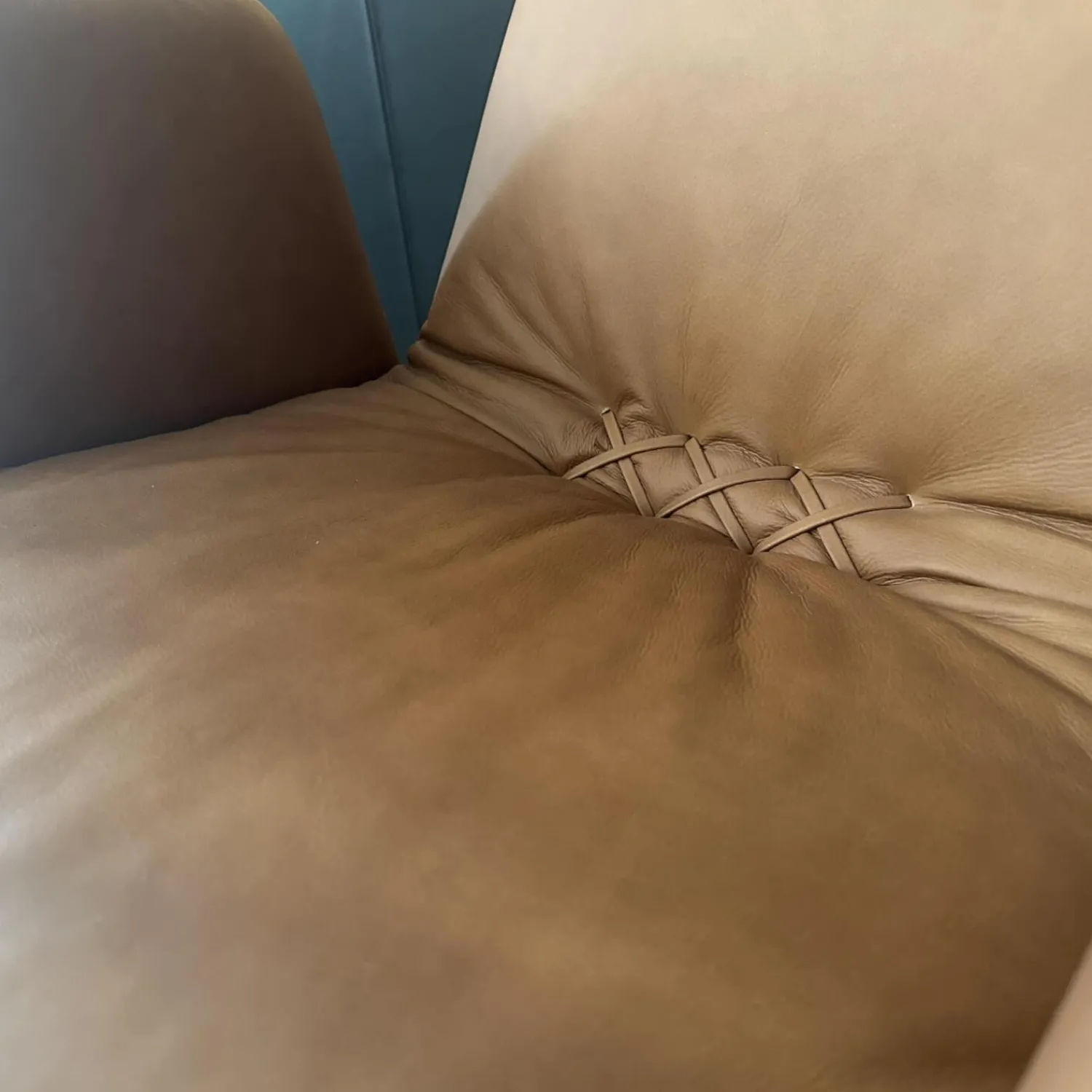 Scholtissek Einzelstühle|Armlehnstuhl 800 Leder Rancho Cognac Braun Gestell Draht Schwarz