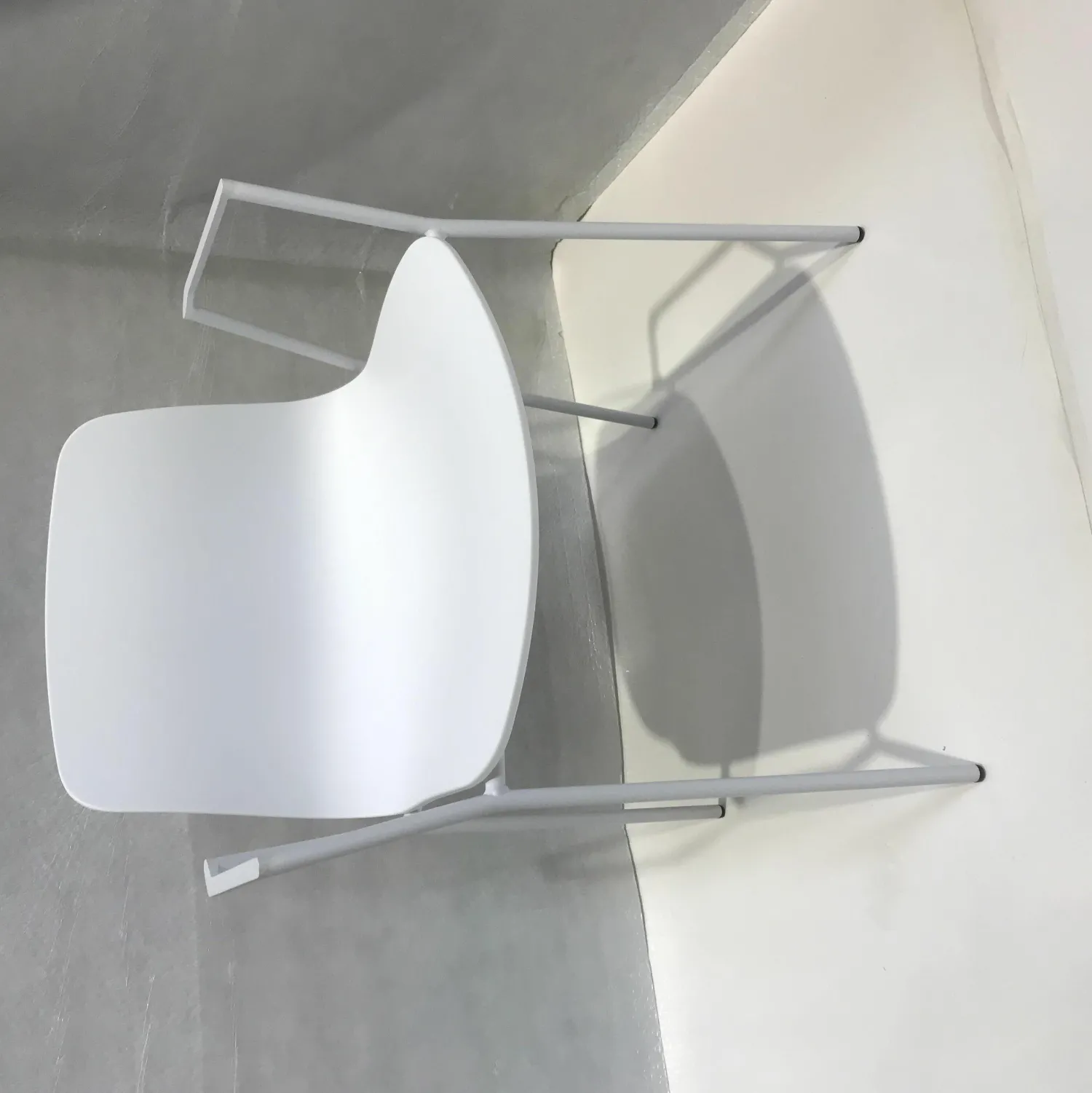 Hay Bürostühle|Einzelstühle|Armlehnstuhl About a Chair AAC18 Polypropylen Weiß Gestell Vierfuß Weiß