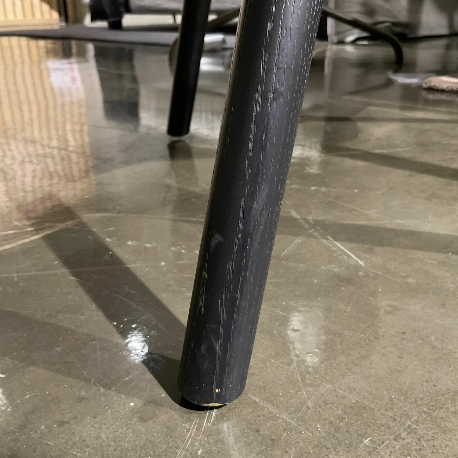 Freifrau Einzelstühle|Armlehnstuhl Amelie High Leder Oman Coffee Braun Gestell Eiche Schwarz Geölt