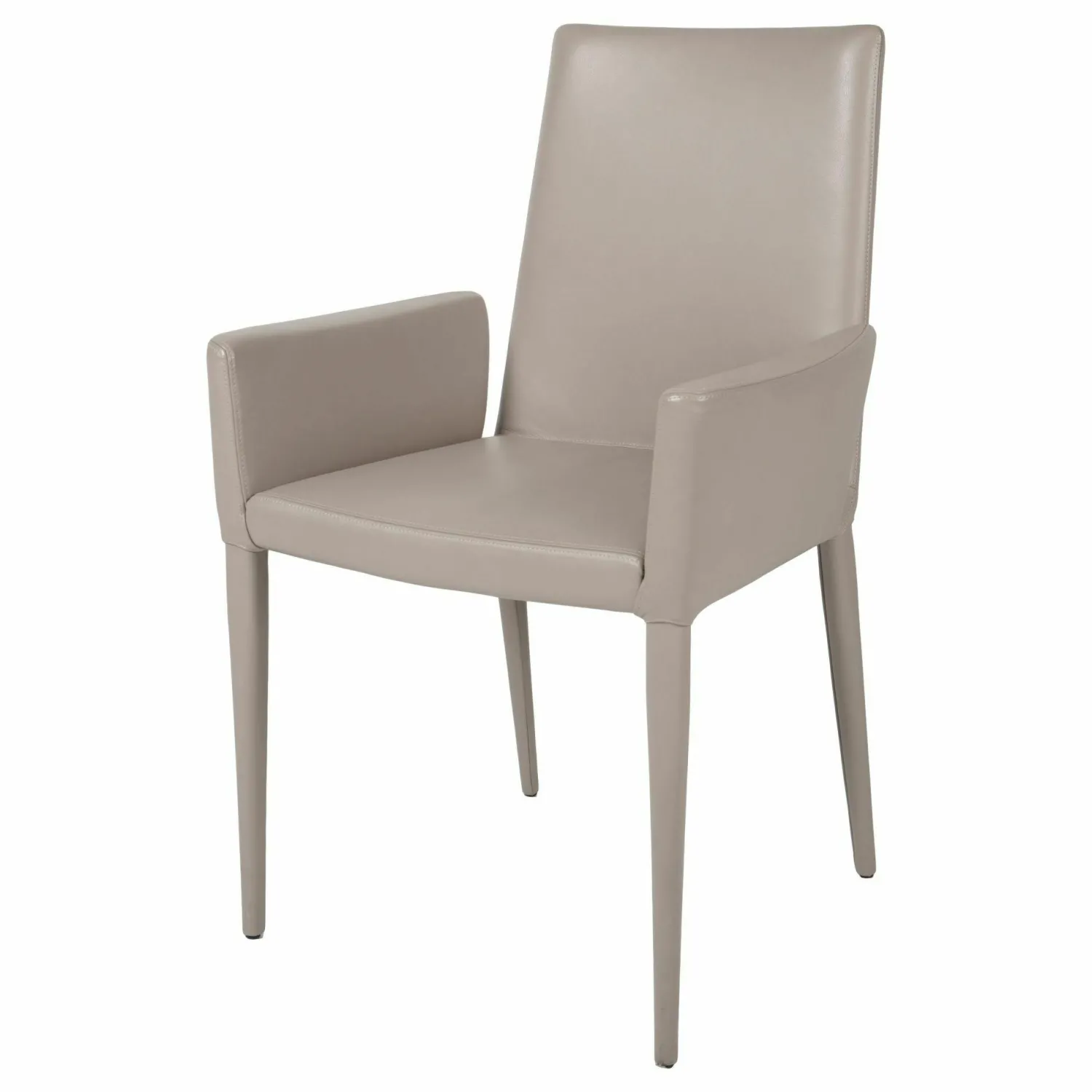 Frag Einzelstühle|Armlehnstuhl Bella HP Leder Anilina Perla 9230 Giorgetti Grau Rosa