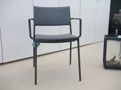 Cane Line Einzelstühle|Armlehnstuhl Less Stoff Sunbrella Grau Gestell Aluminium Lava Grau