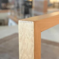 Bielefelder Werkstätten Einzelstühle|Armlehnstuhl Lexington Stoff Orange Rosa Holz