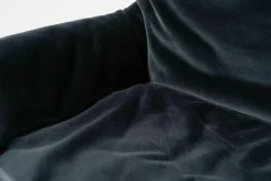 Freifrau Stuhlsets|Armlehnstuhl Leya Low Innen Stoff Harald 3 182 Dunkelblau Außen Leder Opium