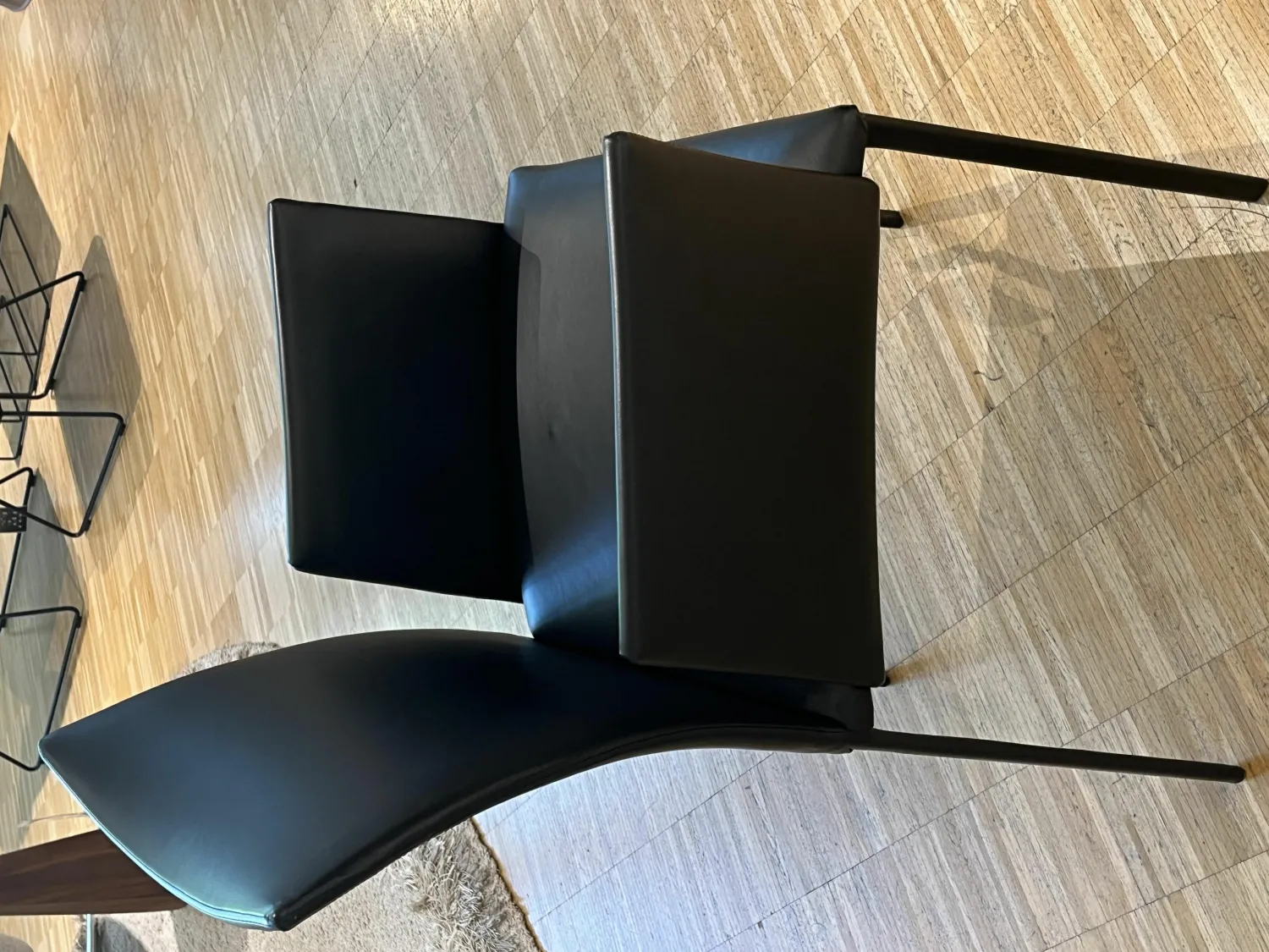 Draenert Einzelstühle|Armlehnstuhl Nobile Soft Leder I 89001 Schwarz