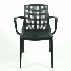 Brunner Gartenstühle|Einzelstühle|Armlehnstuhl Twin Sitz- und Rückenfläche Netzstruktur Anthrazit