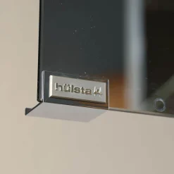 Hülsta Vitrinen & Highboards|Badkombination Gentis Bad Hinterlackiertes Glas Lack Hochglanz Grau Mit LED Beleuchtung