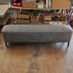 Schönbuch Bänke|Bank Amie Bezug Stoff Kvadrat Sonar 732 Schwarz-Weiß