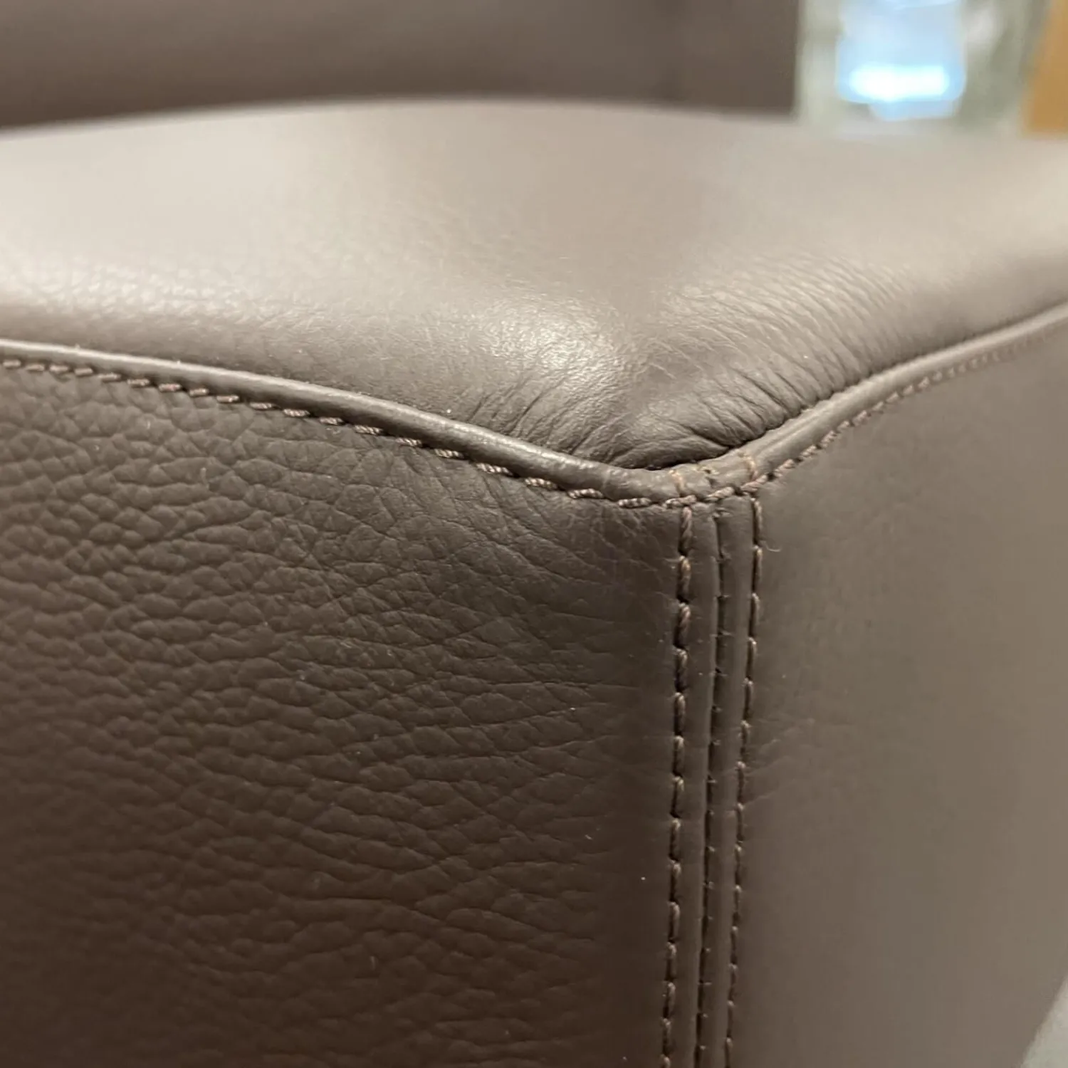 Walter Knoll Bänke|Bank Bench Jaan Leder Select 1356 Braun Board Fenix Schwarz