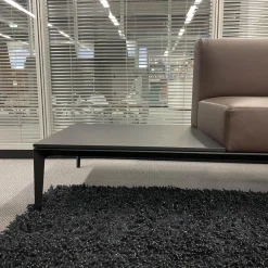 Walter Knoll Bänke|Bank Bench Jaan Leder Select 1356 Braun Board Fenix Schwarz