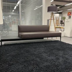 Walter Knoll Bänke|Bank Bench Jaan Leder Select 1356 Braun Board Fenix Schwarz