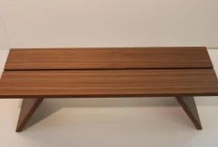 Schönbuch Bänke|Bank Bench Massivholz Mit Mittelfuge 01 Nussbaum Matt Klein