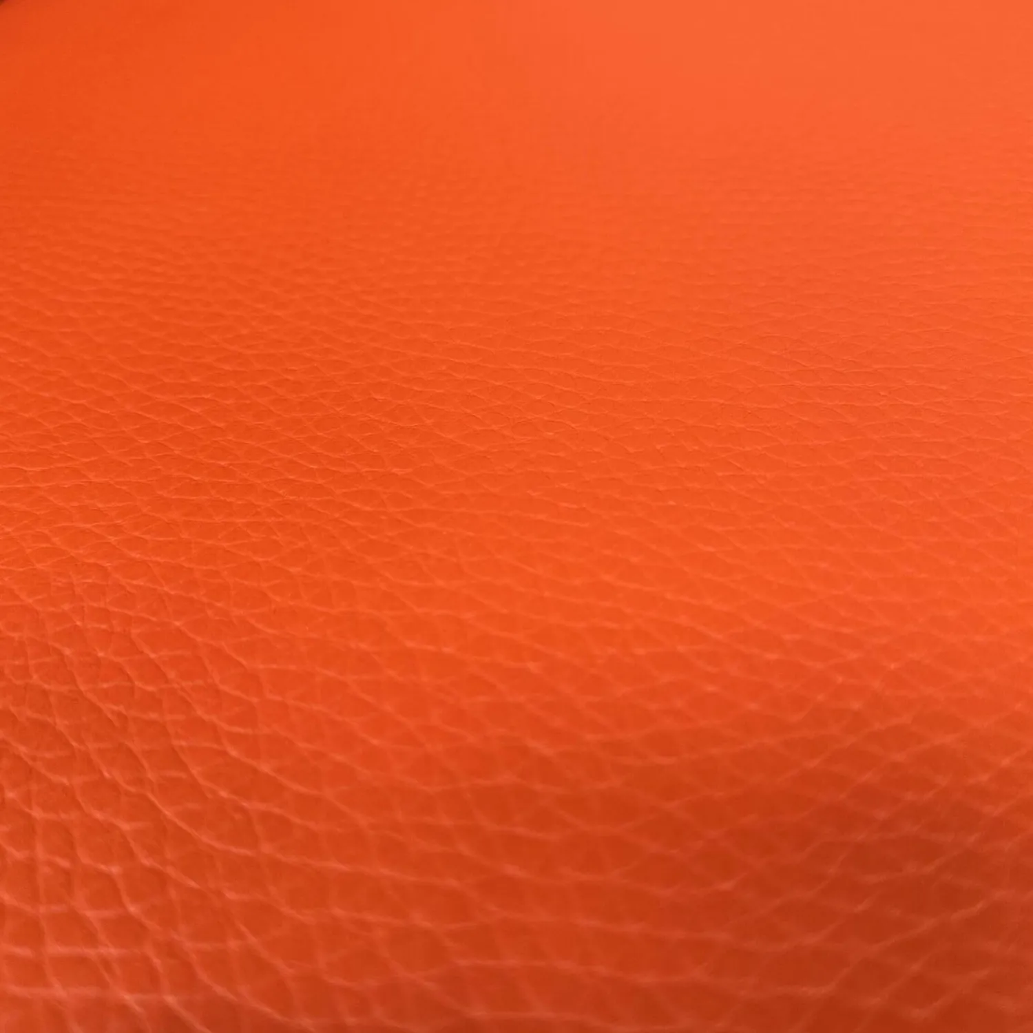 Werther Bänke|Bank Byblos XL Mit Armlehne Rechts Bezug Leder L9999B Orange Rot Fuß Metallkufen Schwarz