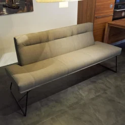 KFF Bänke|Bank D-Light Stoff Remix Grau Gestell Schwarz