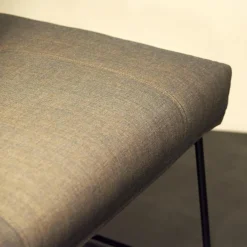 KFF Bänke|Bank D-Light Stoff Remix Grau Gestell Schwarz