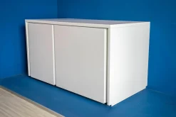 Schönbuch Bänke|Bank Stripes MDF Lackiert Schneeweiß