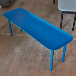 Schönbuch Bänke|Bank Tani Mit Ablage Lack 62 Ozean Blau