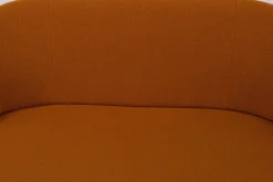 Werther Bänke|Bank Trick Stoff 111 92 Orange Gestell Holz Schwarz