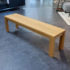 Scholtissek Bänke|Bank Varus Knorrige Eiche Natur Geölt Gestell Stollenfüße Passend