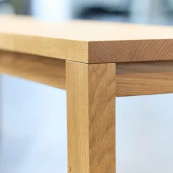 Scholtissek Bänke|Bank Varus Knorrige Eiche Natur Geölt Gestell Stollenfüße Passend