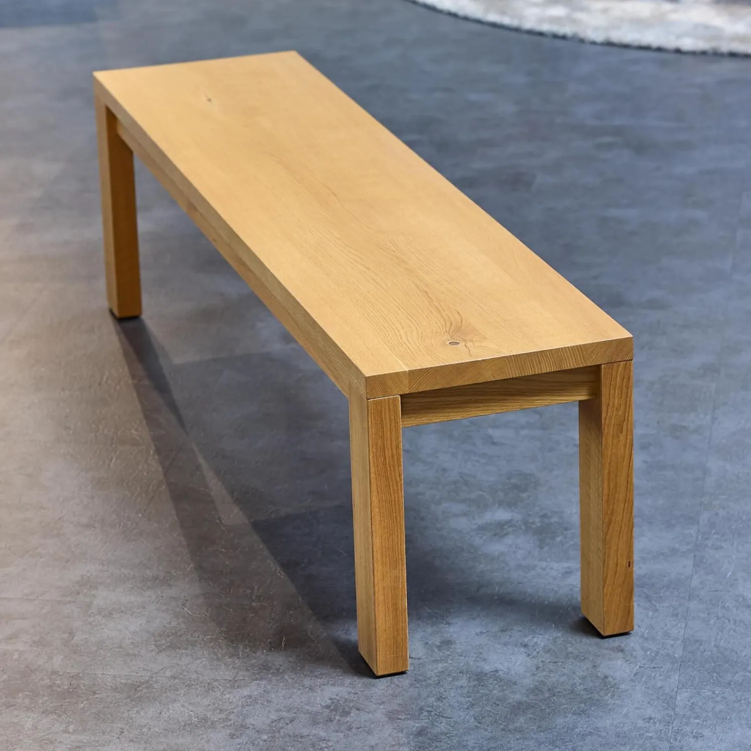 Scholtissek Bänke|Bank Varus Knorrige Eiche Natur Geölt Gestell Stollenfüße Passend