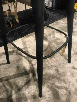 Walter Knoll Barhocker & Barstühle|Barhocker 376 Leder Kat. Congress Pistazie Gestell Massivholz Eiche Geflammt (5 verfügbar)