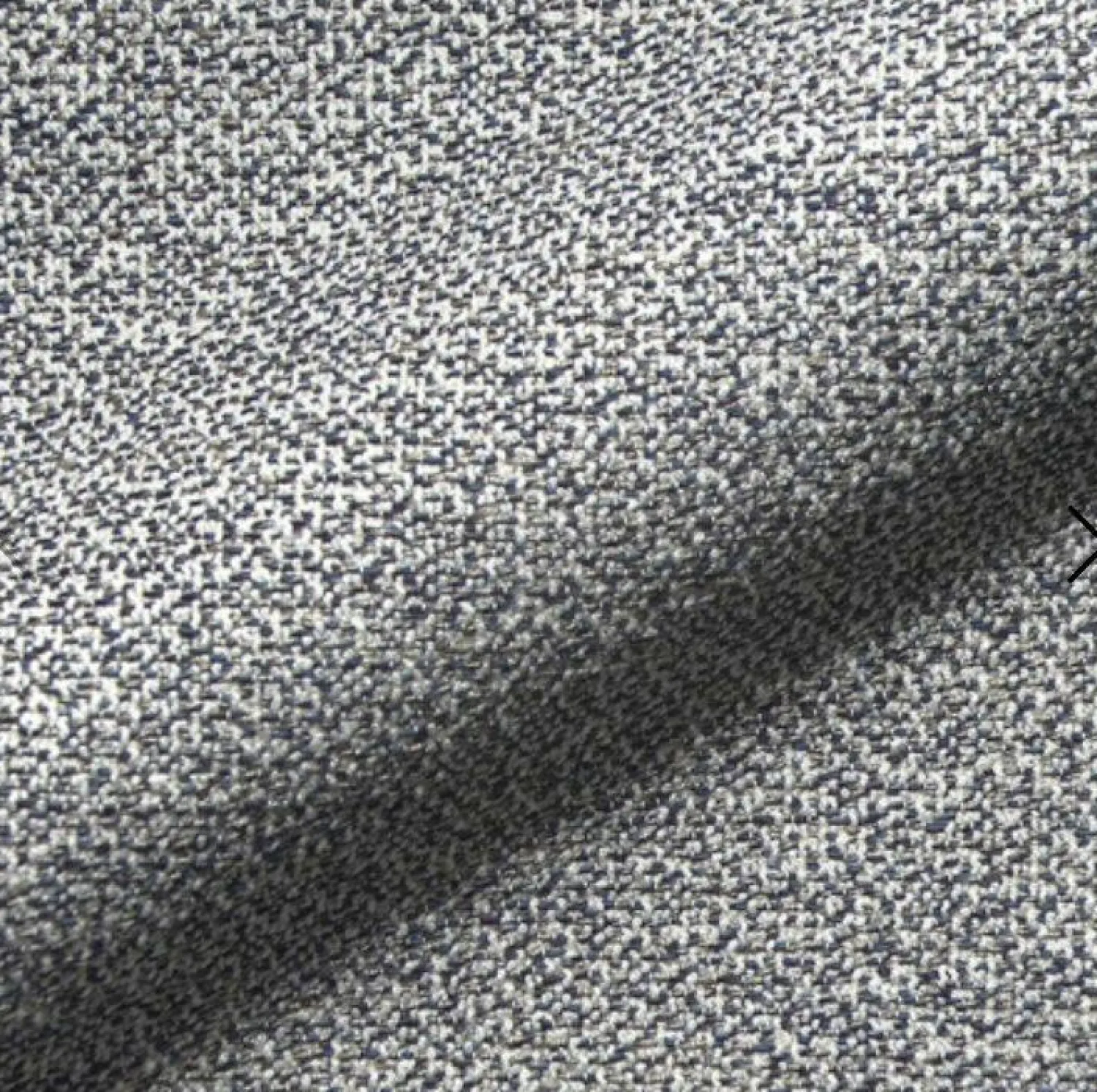 COR Barhocker & Barstühle|Barhocker Drop Stoff 5012 Blau Ecru Metallgestell Pulverbeschichtet M20 Schwarz