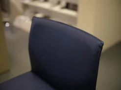 KFF Barhocker & Barstühle|Barhocker Glooh Kunstleder Skai Ocean 4-Fuß Rundrohr Verchromt