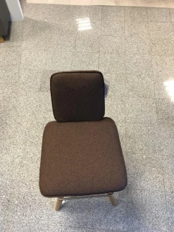 Mayer Einzelstühle|Barhocker Modell 1105 Kunstleder 26 475 Braun Gestell Eiche Natur Lackiert