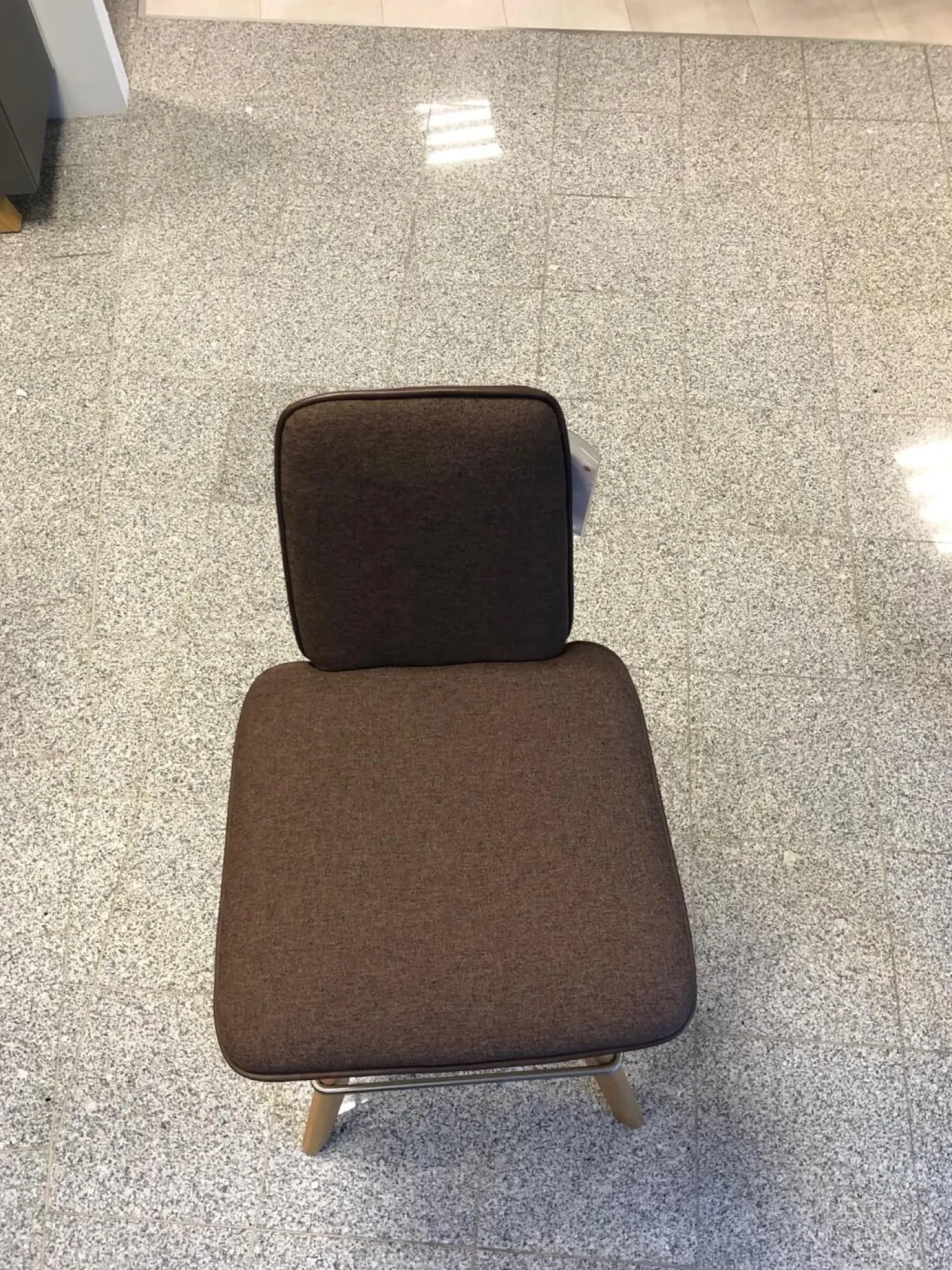 Mayer Einzelstühle|Barhocker Modell 1105 Kunstleder 26 475 Braun Gestell Eiche Natur Lackiert