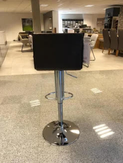 Mayer Barhocker & Barstühle|Barhocker Modell 1213 Leder 81 005 Braun Gestell Chrom Glänzend