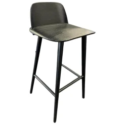 Muuto Barhocker & Barstühle|Barhocker Nerd Eiche Schwarz