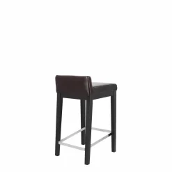 Jan Kurtz Barhocker & Barstühle|Barhocker Pasadena 65 Wenge Buche Leder Antique-Dunkelbraun