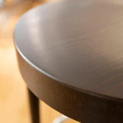 Horgenglarus Barhocker & Barstühle|Barhocker Select Sitz Formsperrholz Sitzzarge Und Füße Buche Gebeizt Wenge Fußring Stahlrohr Verchr