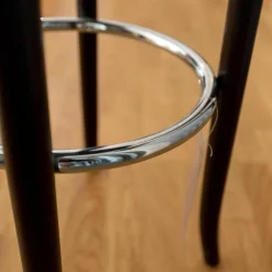 Horgenglarus Barhocker & Barstühle|Barhocker Select Sitz Formsperrholz Sitzzarge Und Füße Buche Gebeizt Wenge Fußring Stahlrohr Verchr