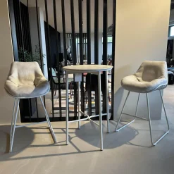 Solpuri Essgruppen|Bartisch Napoli Platte Dekton Sabbia Inklusive Barhocker Chill Stoff Diamond Calcutta Marble Beige