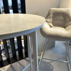 Solpuri Essgruppen|Bartisch Napoli Platte Dekton Sabbia Inklusive Barhocker Chill Stoff Diamond Calcutta Marble Beige