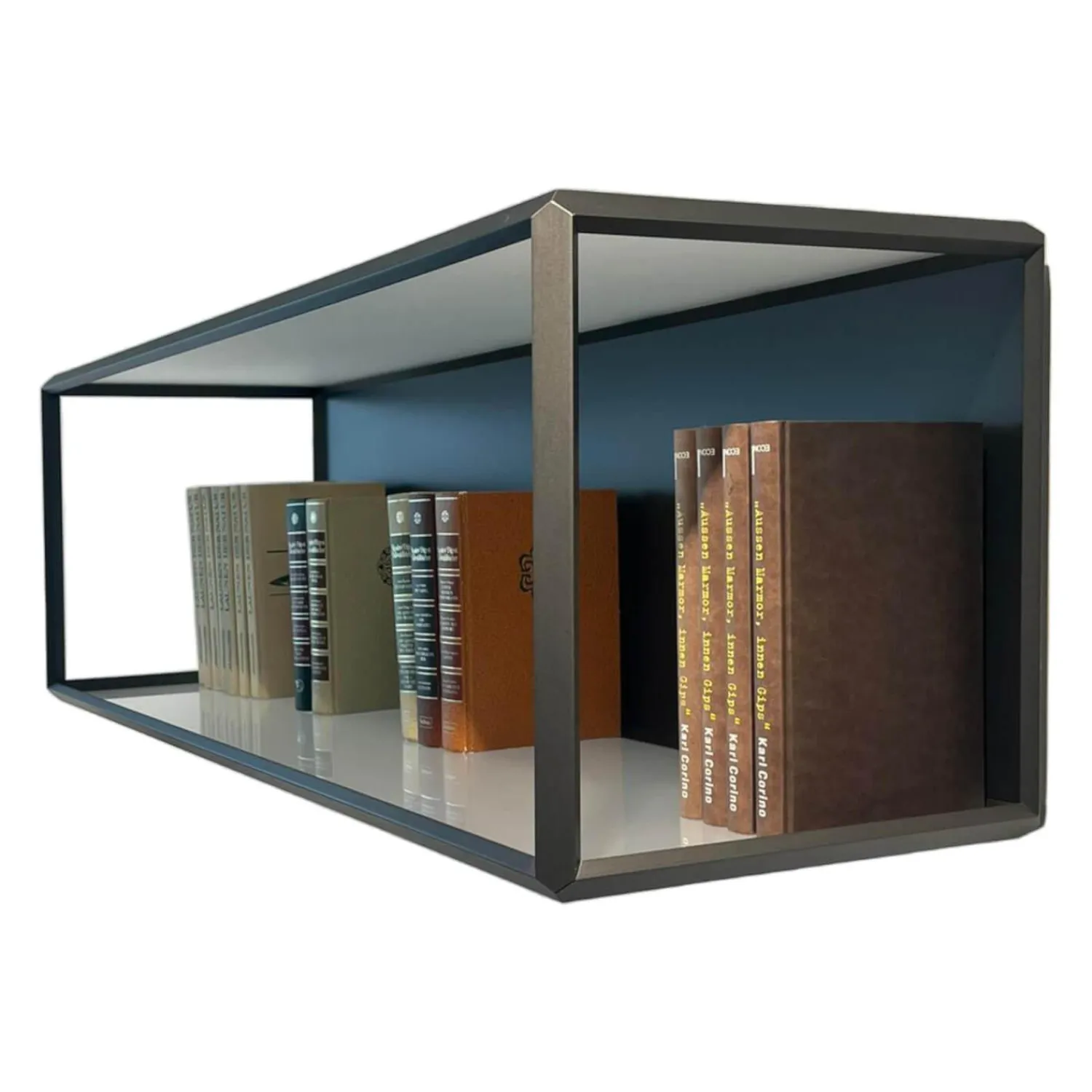 Molteni & C Regale|Bücherregal Grado Stranggepresste Aluminiumprofil Lackiert Schwarz