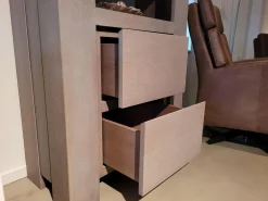 Probilex Regale|Bücherregal Markant Eiche Massiv Silver Grey