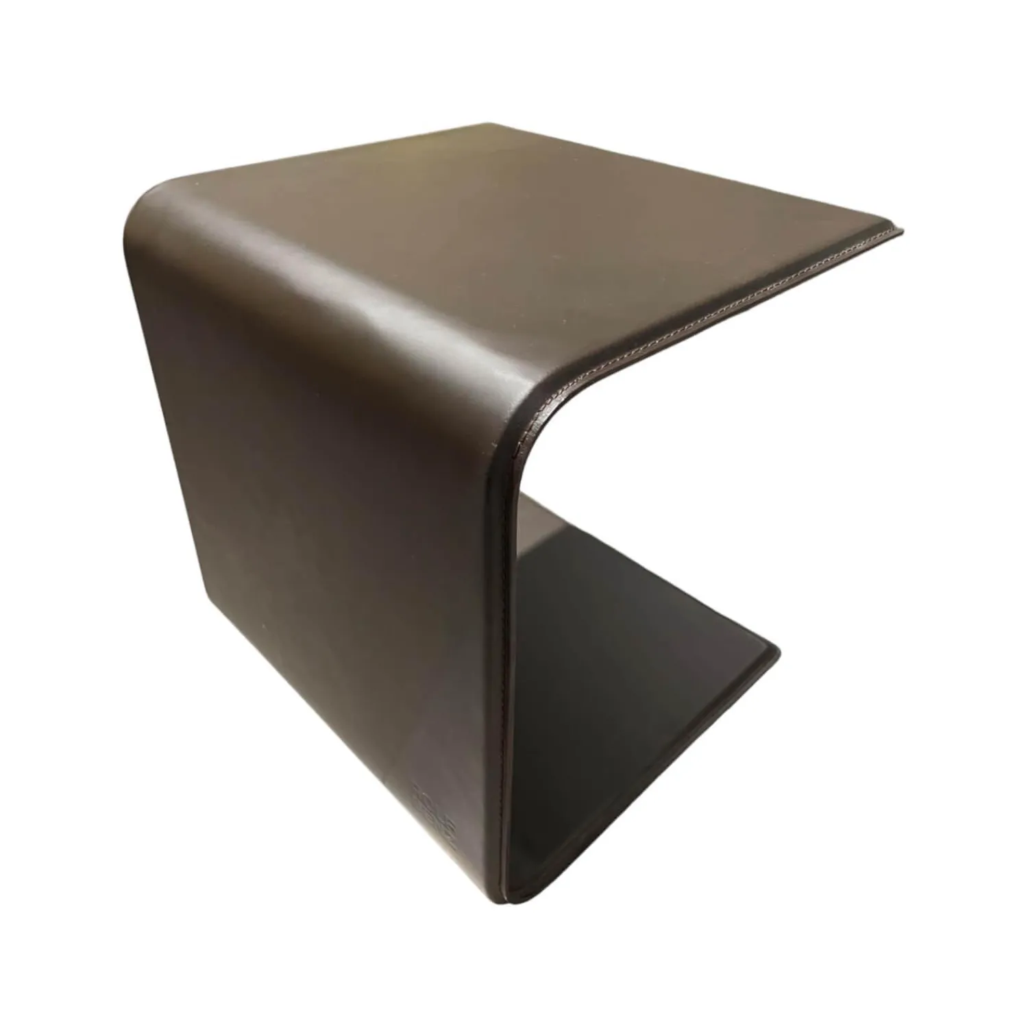 Rolf Benz Beistelltische|Beistelltisch 940-101 Leder Schokobraun