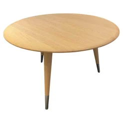 Gramrode Möbelfabrik Couchtische|Beistelltisch AK 2520 Eiche Weiß Geölt Beine Mit Stahlmantel